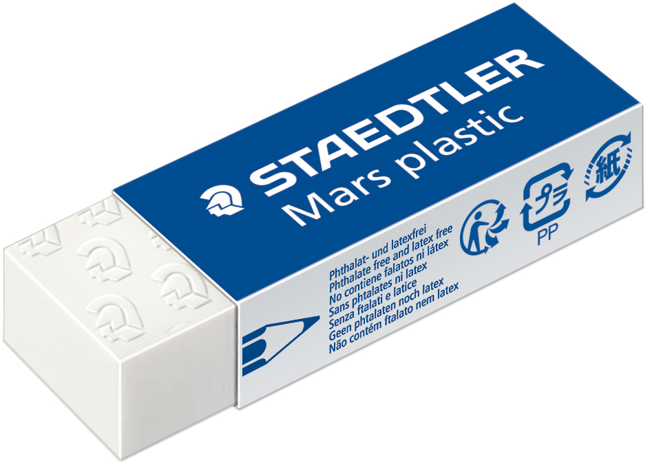 STAEDTLER Kunststoff-Radierer Mars plastic, weiß