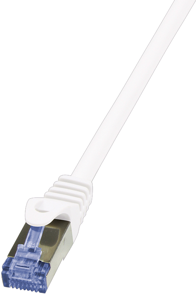 4052792020298 - CQ3043S RJ45 Netzwerkkabel Patchkabel cat 6a s ftp 150 m Schwarz Flammwidrig mit Rastnas - Logilink