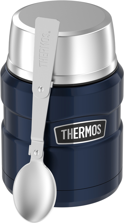 THERMOS Speisegefäß STAINLESS KING, 0,47 Liter, dunkelblau