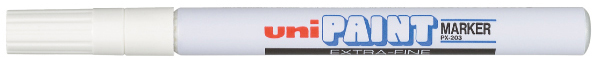 uni-ball Permanent-Marker PAINT (PX-203), weiß