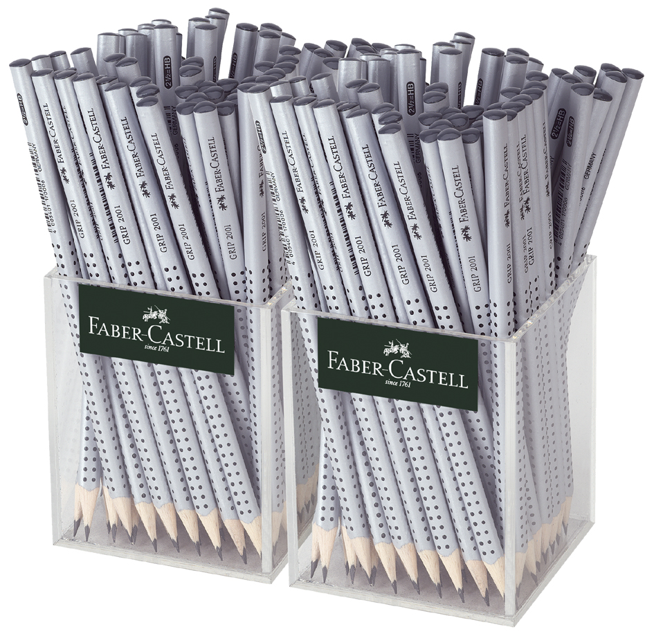 4005401170235 - FABER-CASTELL Bleistift GRIP 2001 im Köcher