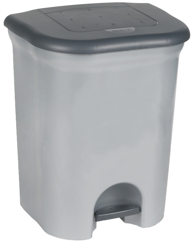 keeeper Tret-Abfallbehälter , torge, , 2x 11 Liter, silber