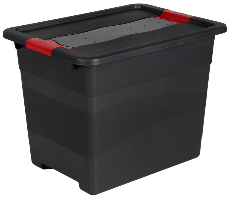 4052396015096 - Aufbewahrungsbox eckhart 24 Liter graphite rot