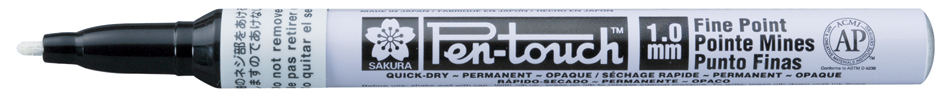 0084511362802 - Permanent-Marker Pen-Touch Fein silber