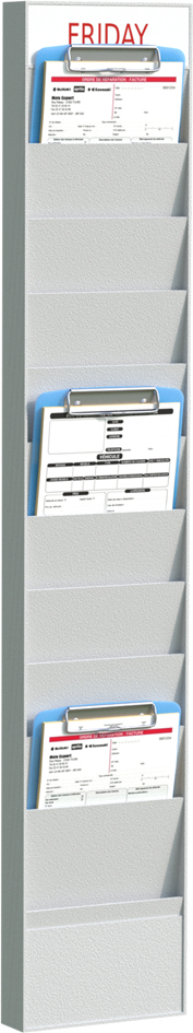 PAPERFLOW Wand-Büroplaner, 10 Fächer, A5, Zusatzelement