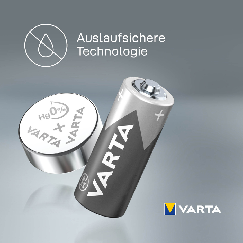 VARTA Silber-Oxid Uhrenzelle V399 (SR57), 1,55 Volt