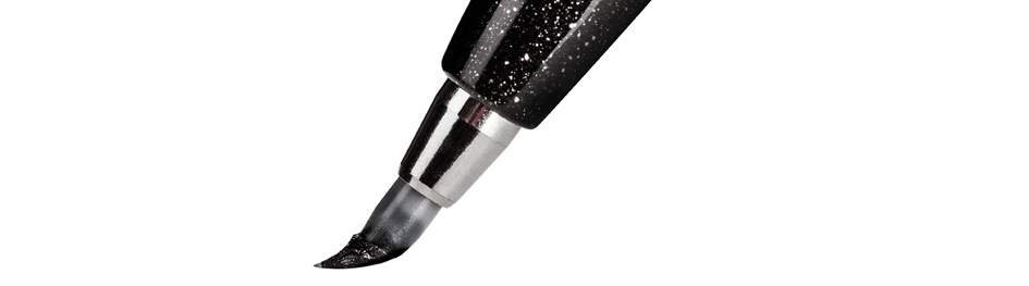 PentelArts Faserschreiber Brush Sign Pen, 4er Etui, Basic