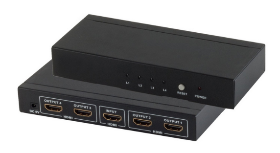 4017538069962 - PROFESSIONAL HDMI Splitter 4 Ausgänge