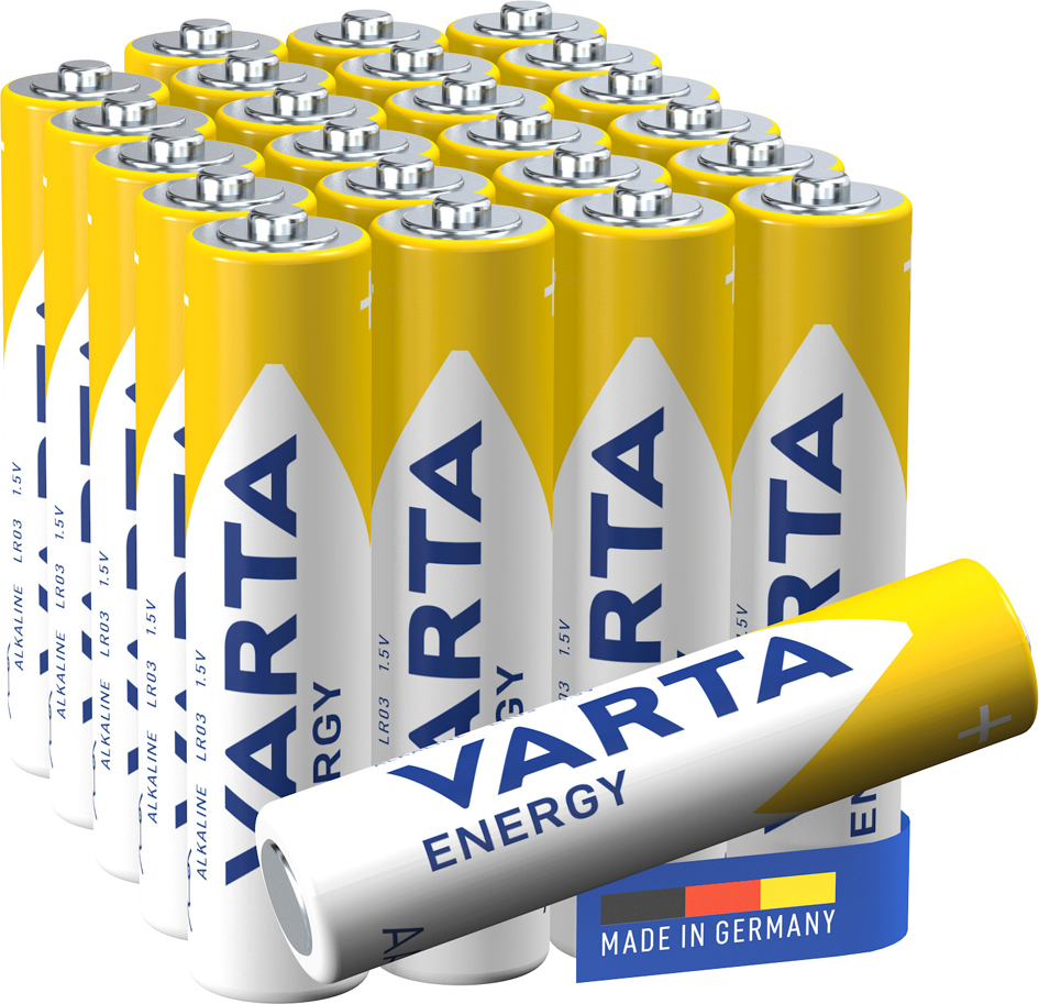VARTA Alkaline Batterie Energy, Micro (AAA/LR3), 24er Pack