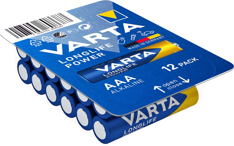 VARTA Alkaline Batterie Longlife Power BIG BOX, Micro AAA