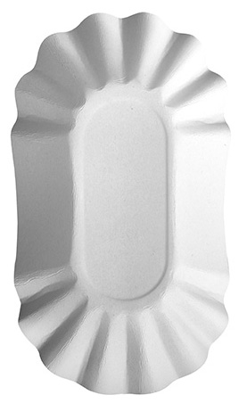 PAPSTAR Pommes-Schale , pure, , Maße: 105 x 175 x 30 mm, weiß