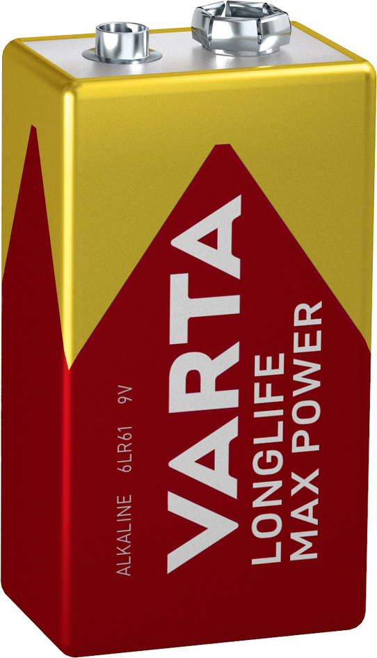 VARTA Alkaline Batterie Longlife Max Power, , E-Block (9V)