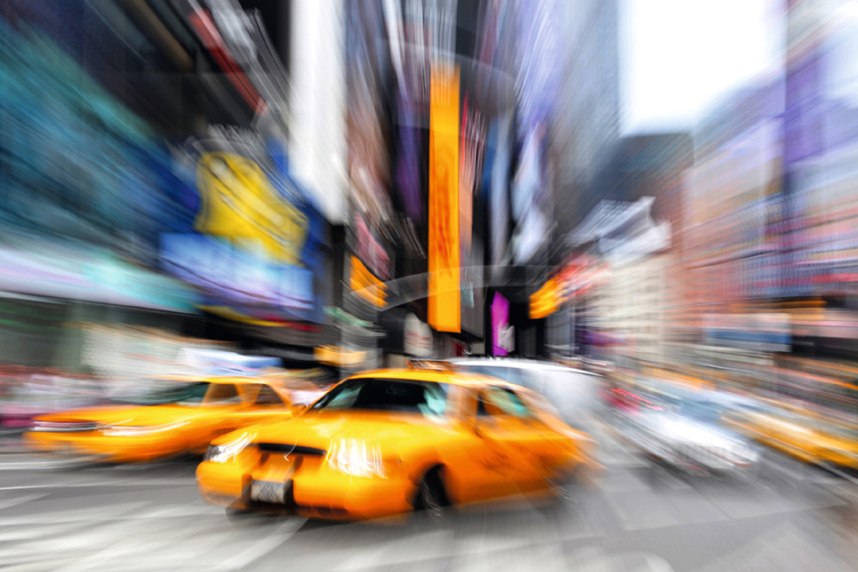 PAPERFLOW Wandbild , Manhattan Taxi, , aus Plexiglas