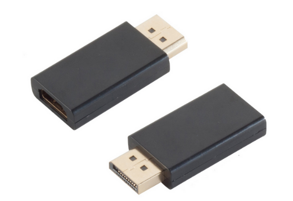 4017538006721 - BASIC-S DisplayPort - HDMI Adapter schwarz