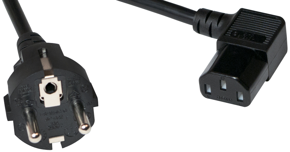 4052792038927 - LogiLink Netzkabel CEE7 7 Stecker auf C13 Buchse 5m schwarz CP119