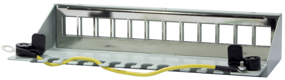 4052792051650 - LogiLink Stahlgehäuse für 12 Keystone Module lichtgrau