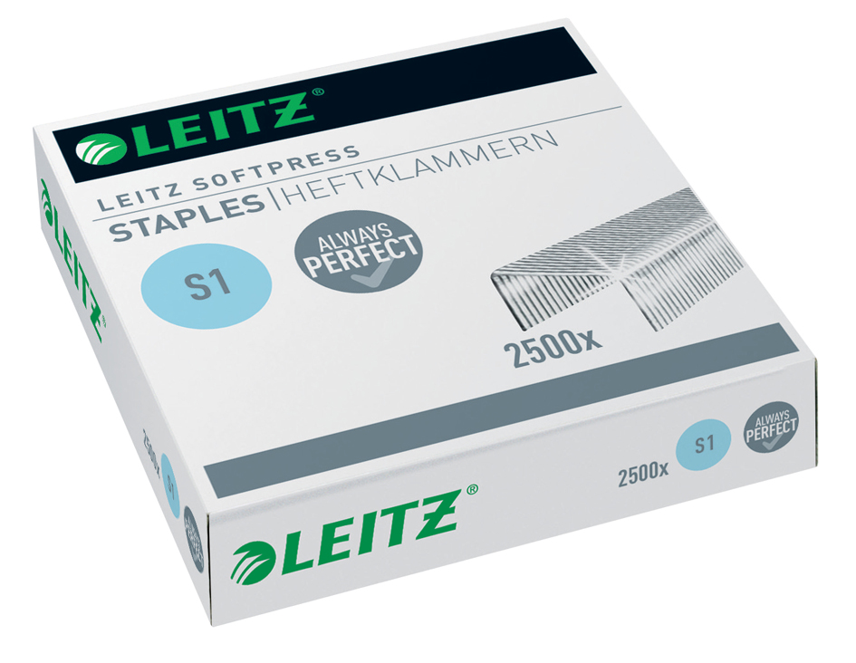 LEITZ Heftklammern Softpress, verzinkt