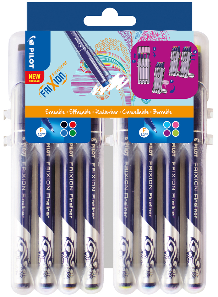 3131910537199 - Fineliner FRIXION EVOLUTIVE SET 8er Etui