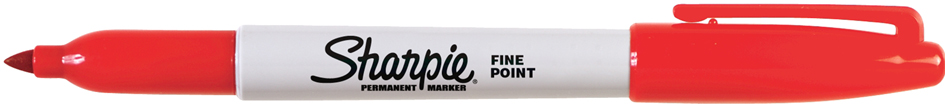 Sharpie Permanent-Marker FINE, rot