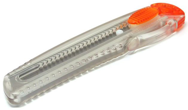 NT Cutter iL-120P, Kunststoff-Gehäuse, orange-transparent