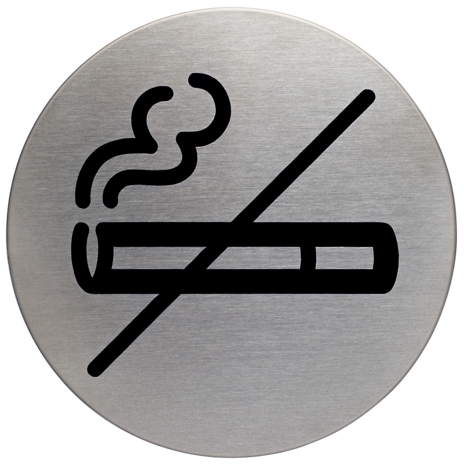 DURABLE Piktogramm , Rauchen-Nein, , Durchmesser: 83 mm