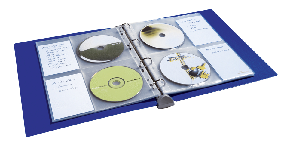 DURABLE CD-/DVD-Hülle COVER LIGHT M, für 4 CD, s, PP, DIN A4