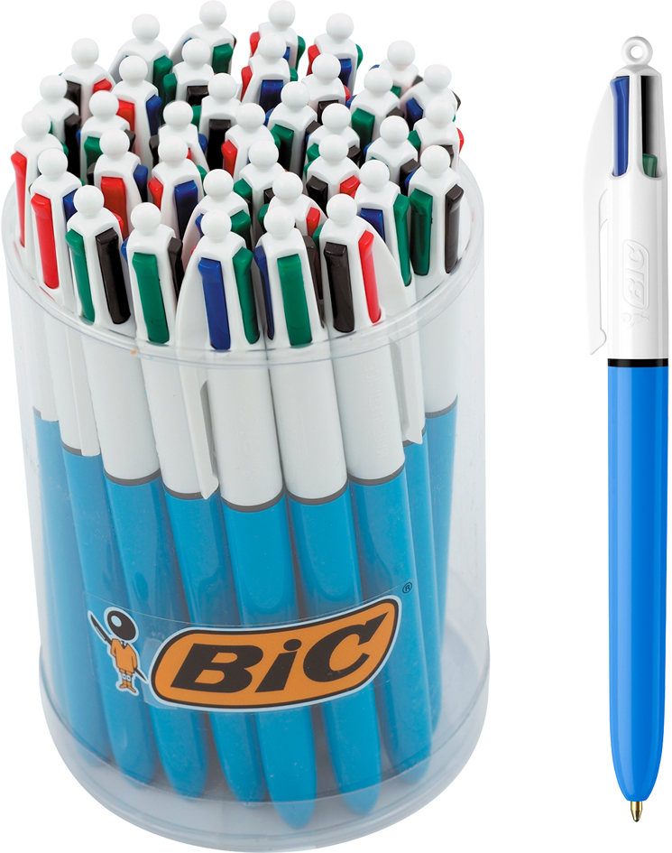 3086126617930 - BIC Druckkugelschreiber 4Colours Original im Thekendisplay