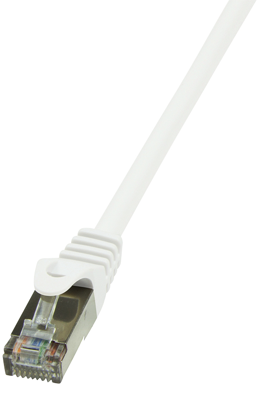 4052792021899 - RJ45 Netzwerk Anschlusskabel cat 6 f utp [1x RJ45-Stecker - 1x RJ45-Stecker] 1 m Grau mit Rastnasens (CP2032S) (CP2032S) - Logilink