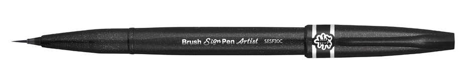 0884851035677 - PentelArts Pinselstift Sign Pen Artist schwarz