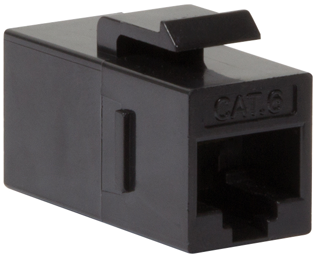 4052792026870 - LogiLink NK4012 Cat6 Keystone Inline Coupler UTP 145 mm width black (1-Pack)