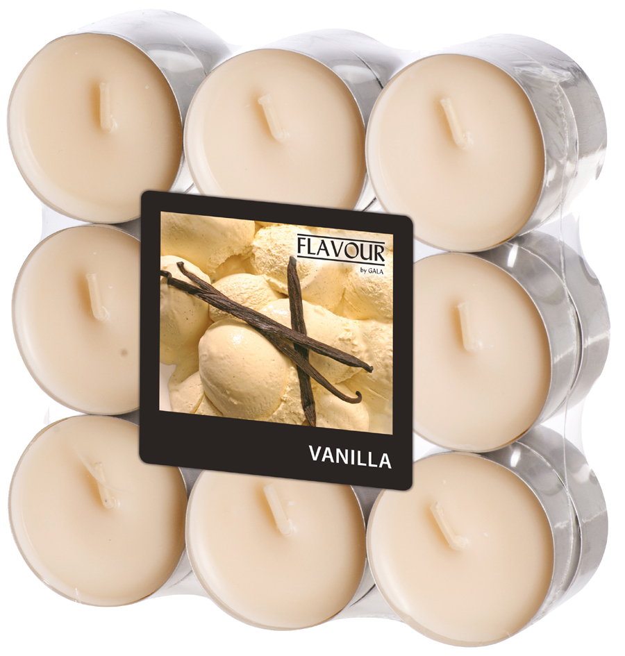 FLAVOUR by Gala Duft-Teelichter , Vanilla,