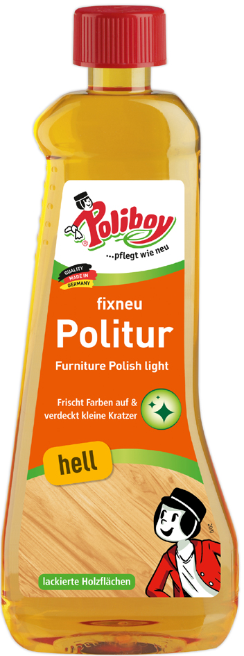 0000040161365 - Poliboy fixneu Holz Politur hell 500 ml