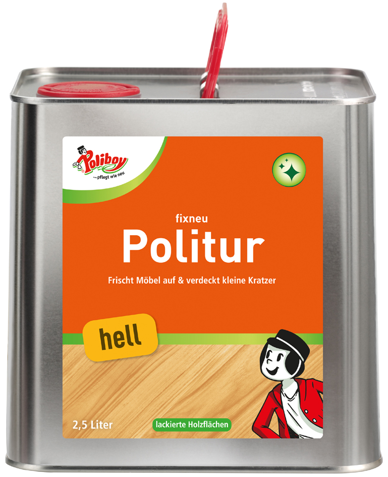 4016100312512 - Poliboy fixneu Holz Politur hell 25 Liter