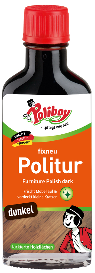 0000040161334 - Poliboy fixneu Holz Politur dunkel 100 ml