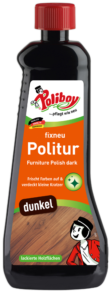 0000040161389 - Poliboy fixneu Holz Politur dunkel 500 ml