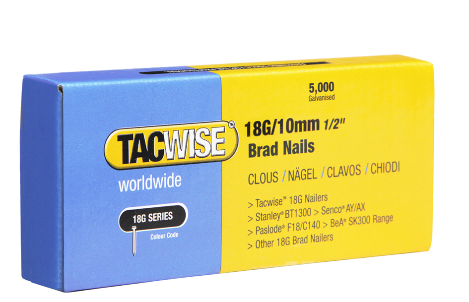 5018505101691 - TACWISE Nägel für Tacker 180 10 mm (18G 10) ohne Kopf