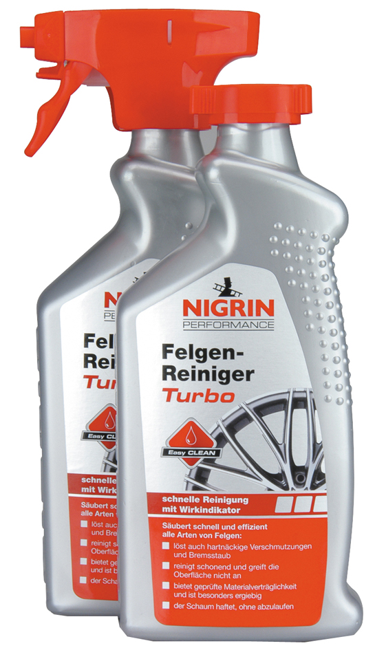 4008153742453 - NIGRIN Felgen-Reiniger Â»Performance TurboÂ« 2 x 500 m - B-Ware neuwertig