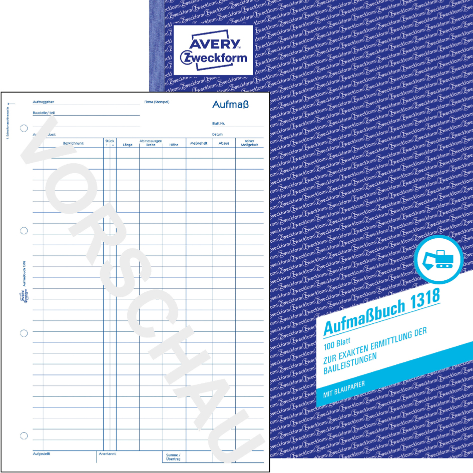 4004182017876 - Formularbuch Avery® Zweckform Erlaubnisschein für feuergefährliche Arbeiten 1787 A4 selbstdurchschreibend mit Durchschlägen & Lochung 3 x 40 Blatt