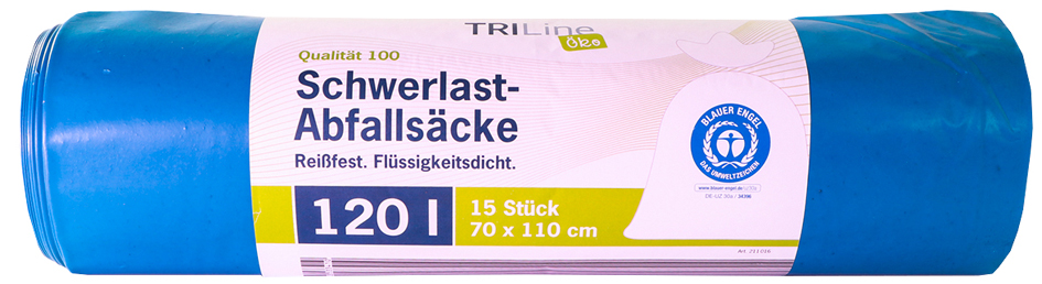 Secolan TRILine Schwerlast-Abfallsack extra stark, 120 Liter