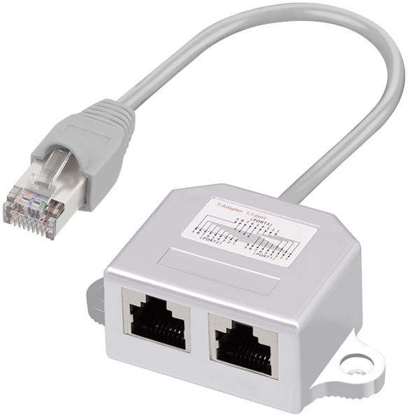 4052792003734 - LogiLink RJ45 T-Adapter 11 parallel geschaltet