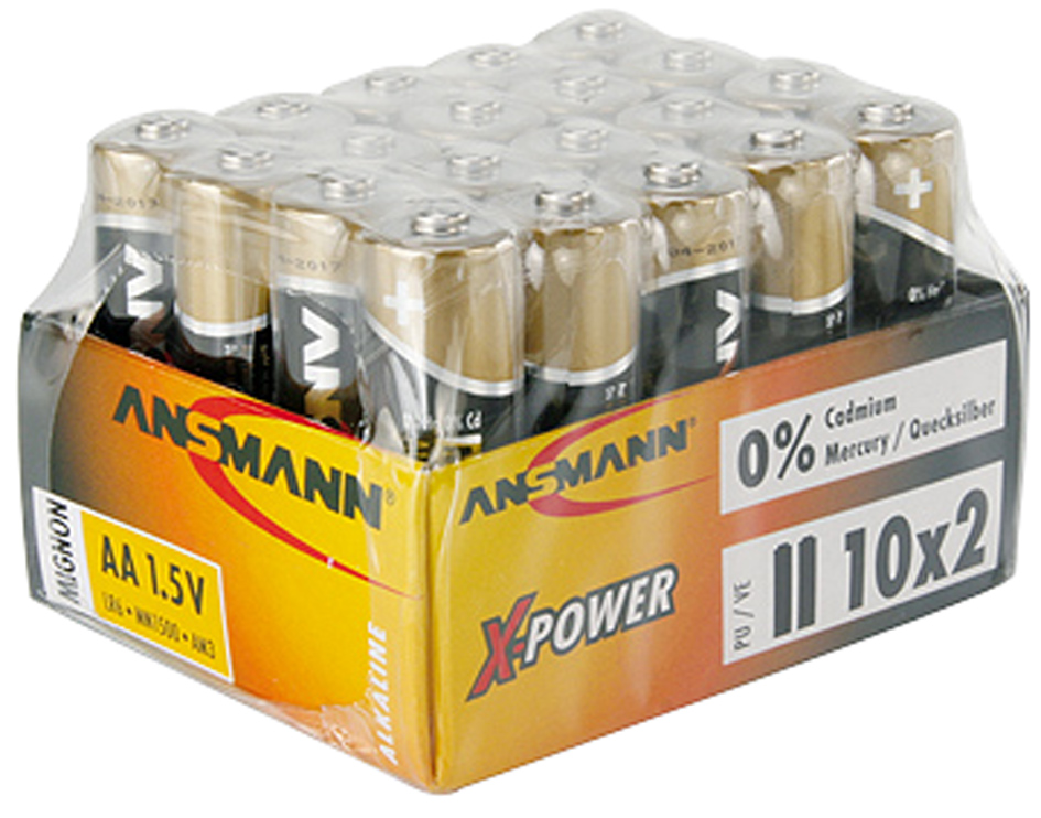 ANSMANN Alkaline Batterie , X-Power, , Mignon AA, 20er Display