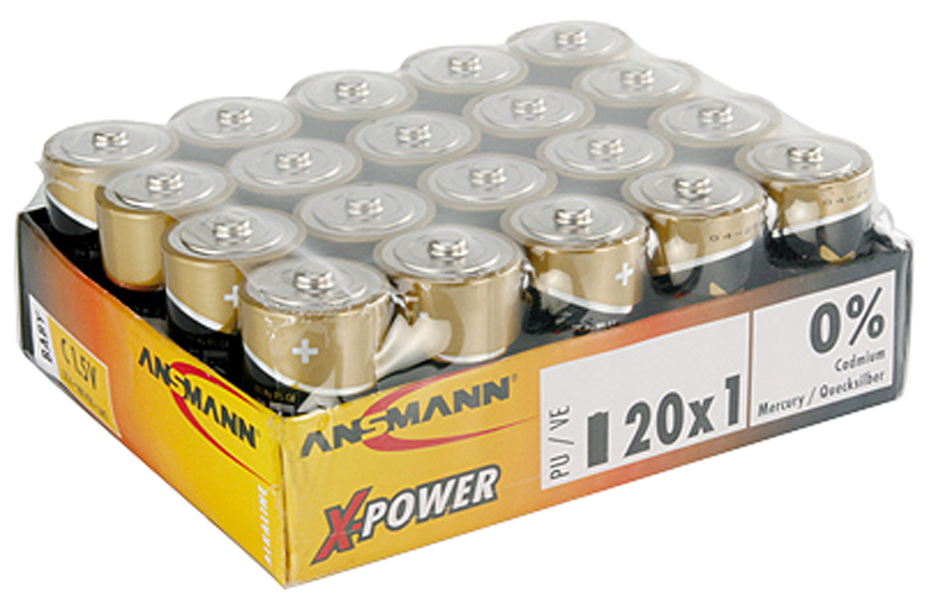 ANSMANN Alkaline Batterie , X-Power, , Baby C, 20er Display