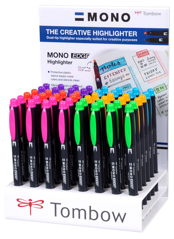 4003198120099 - Tombow Textmarker MONO edge 48er Acryldisplay