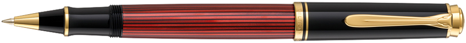 Pelikan Tintenroller , Souverän 400, , schwarz/rot