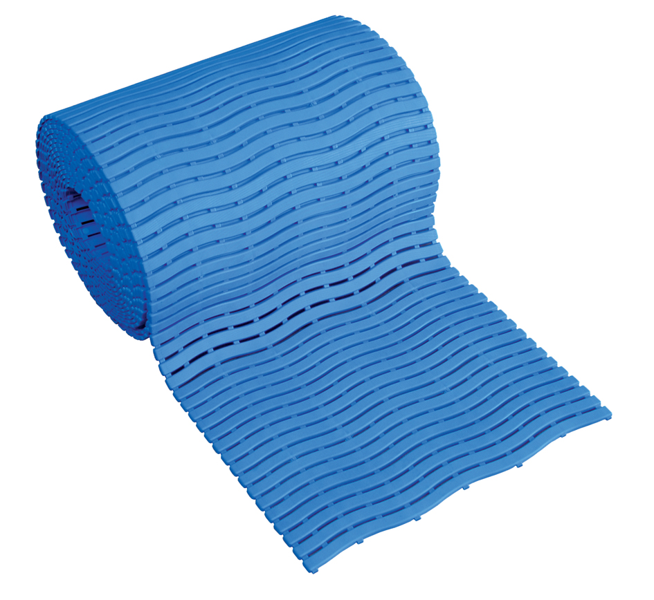 4260061894550 - Arbeitsplatzmatte Yoga Spa Basic 600 mm x 15 m blau