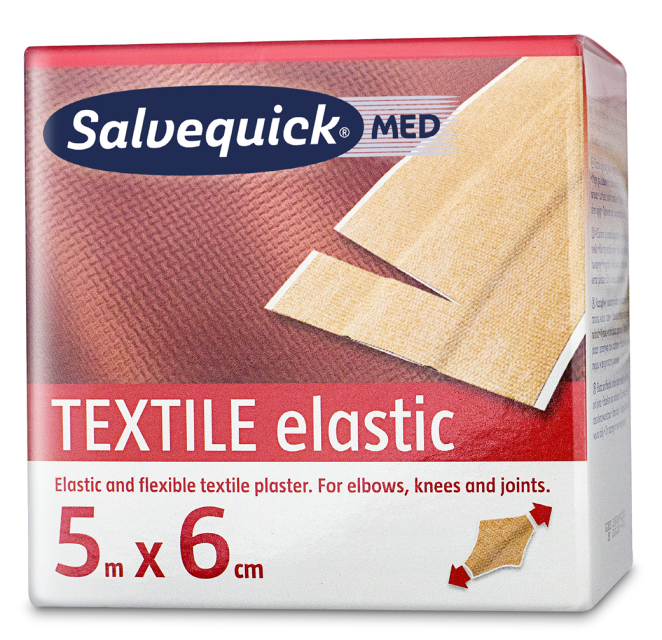 7310806850246 - CEDERROTH Salvequick Textilpflaster elastisch 60 mm x 5 m