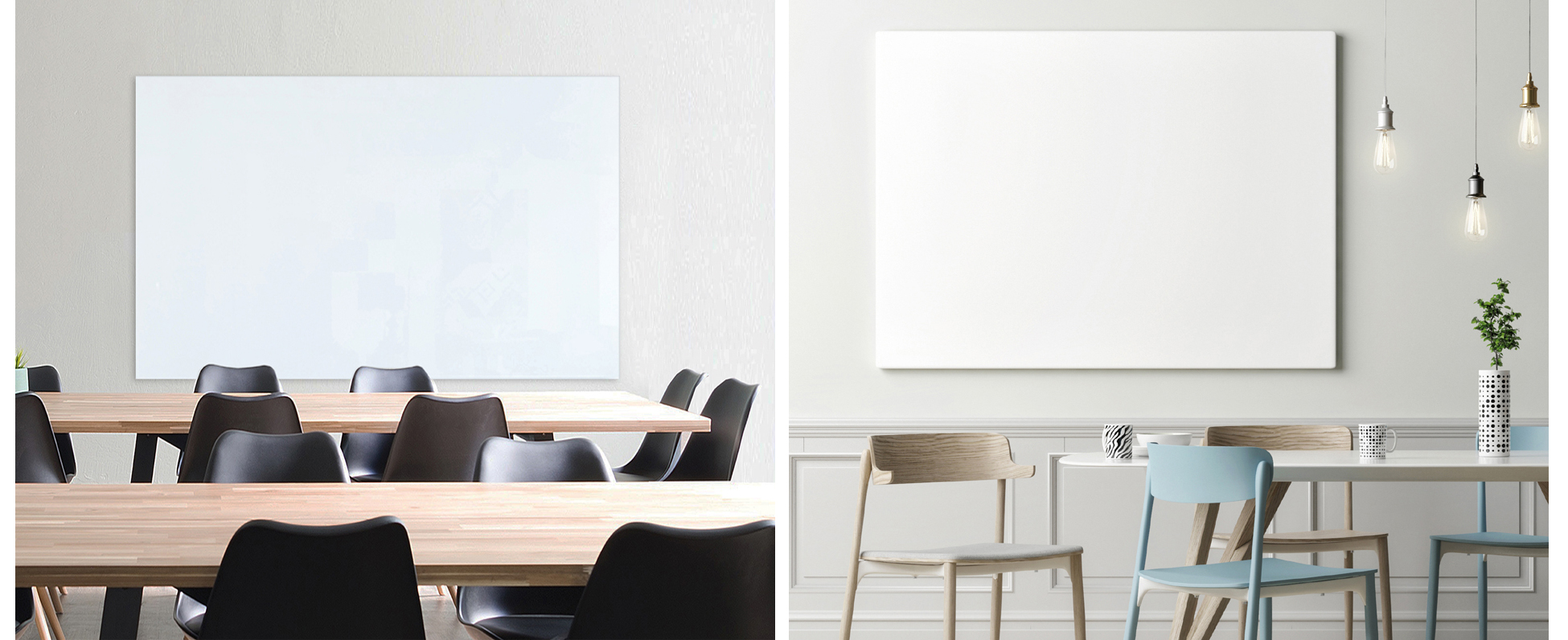 FRANKEN Design-Glastafel, 1.500 x 1.200 mm, reinweiß