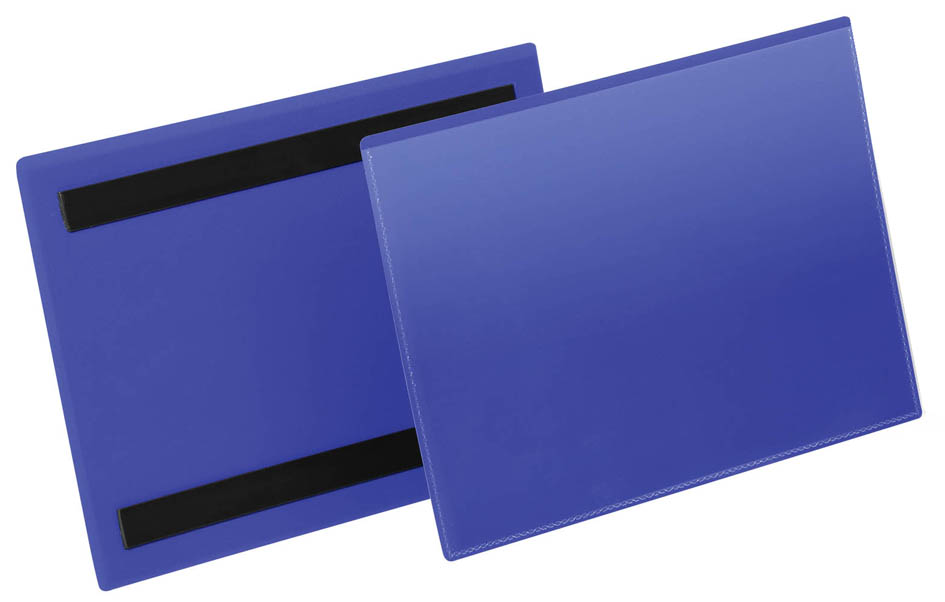 DURABLE Kennzeichnungstasche, magnetisch, 210 x 74 mm, blau