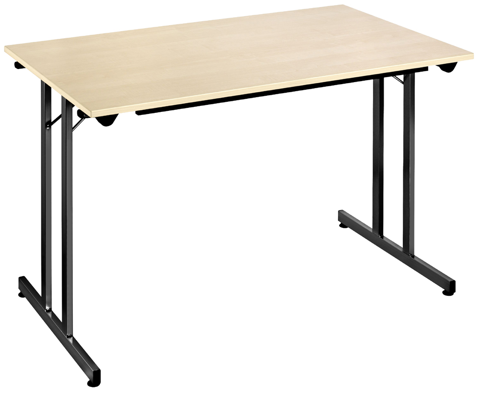 3700245508053 - Klapptisch TPMU128EN 1200 x 800 mmahorn schwarz