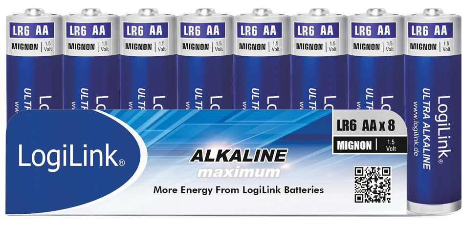 LogiLink Alkaline Batterie , Ultra Power, , Mignon (AA/LR6)